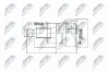 Gelenksatz, Antriebswelle radseitig Vorderachse NTY NPZ-SU-020 Bild Gelenksatz, Antriebswelle radseitig Vorderachse NTY NPZ-SU-020