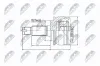 Gelenksatz, Antriebswelle radseitig Vorderachse NTY NPZ-SU-029