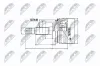 Gelenksatz, Antriebswelle radseitig NTY NPZ-TY-005