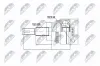 Gelenksatz, Antriebswelle radseitig Vorderachse NTY NPZ-TY-077 Bild Gelenksatz, Antriebswelle radseitig Vorderachse NTY NPZ-TY-077