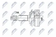Gelenksatz, Antriebswelle radseitig Vorderachse NTY NPZ-TY-101