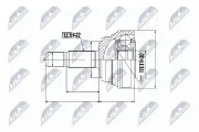 Gelenksatz, Antriebswelle Vorderachse radseitig NTY NPZ-VW-013