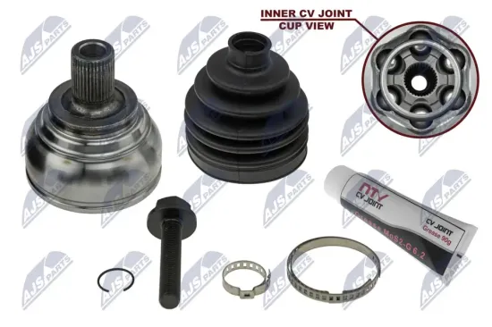 Gelenksatz, Antriebswelle Vorderachse links Vorderachse rechts NTY NPZ-VW-039 Bild Gelenksatz, Antriebswelle Vorderachse links Vorderachse rechts NTY NPZ-VW-039
