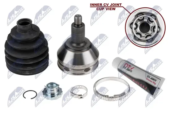 Gelenksatz, Antriebswelle Vorderachse radseitig NTY NPZ-VW-049 Bild Gelenksatz, Antriebswelle Vorderachse radseitig NTY NPZ-VW-049