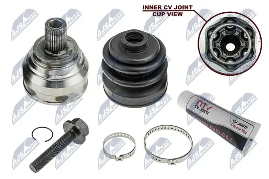 Gelenksatz, Antriebswelle Vorderachse radseitig NTY NPZ-WW-040 Bild Gelenksatz, Antriebswelle Vorderachse radseitig NTY NPZ-WW-040