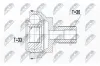 Gelenksatz, Antriebswelle Hinterachse links Hinterachse rechts NTY NPZ-WW-043