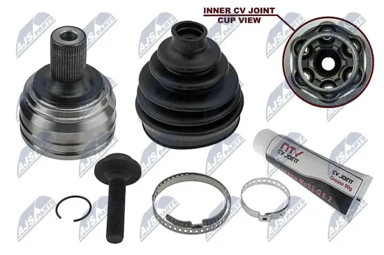 Gelenksatz, Antriebswelle radseitig Vorderachse NTY NPZ-WW-044 Bild Gelenksatz, Antriebswelle radseitig Vorderachse NTY NPZ-WW-044