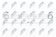 Gelenkwelle, Achsantrieb NTY NWP-TY-012