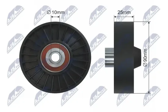 Umlenk-/Führungsrolle, Keilrippenriemen NTY RNK-AR-006 Bild Umlenk-/Führungsrolle, Keilrippenriemen NTY RNK-AR-006