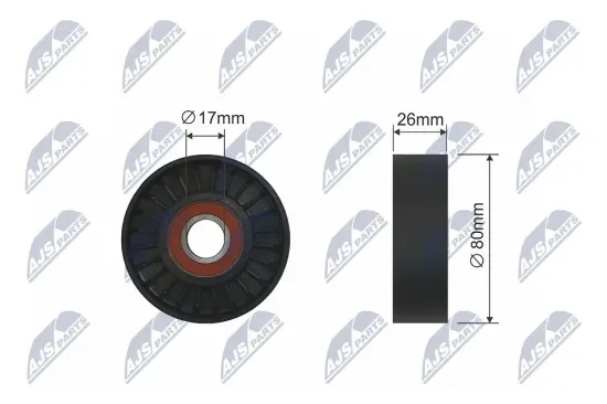 Spannrolle, Keilriemen NTY RNK-AR-011 Bild Spannrolle, Keilriemen NTY RNK-AR-011