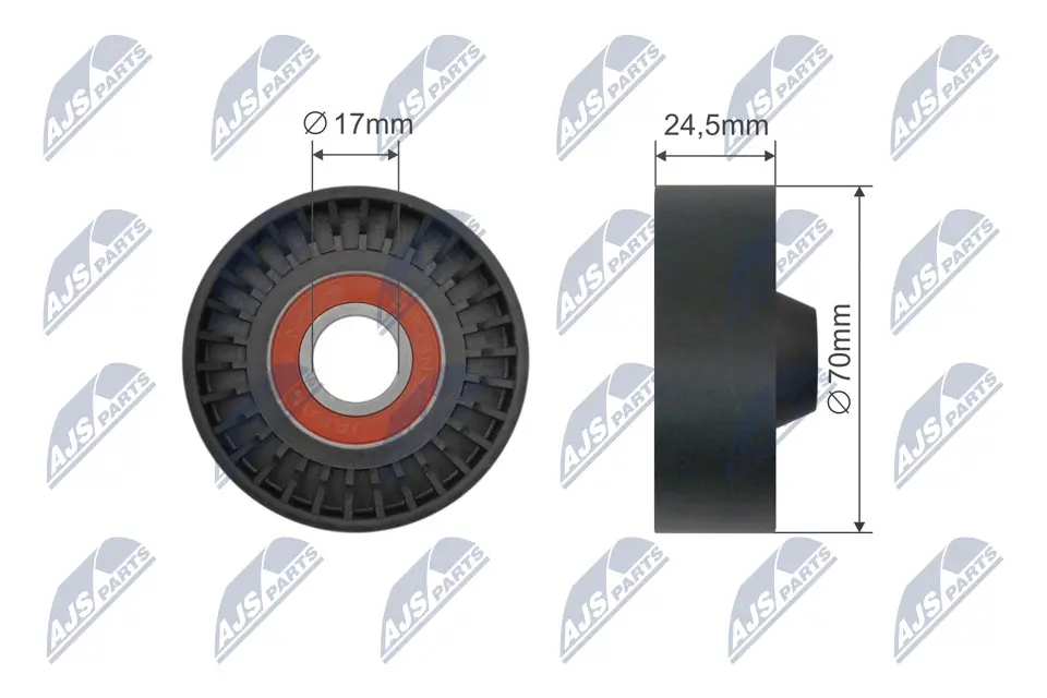 Umlenk-/Führungsrolle, Keilriemen NTY RNK-AR-012