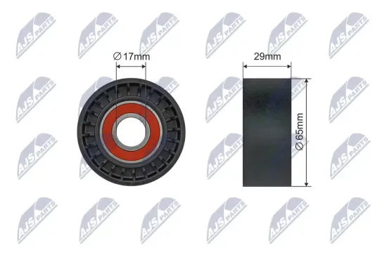 Spannrolle, Keilrippenriemen NTY RNK-AR-018 Bild Spannrolle, Keilrippenriemen NTY RNK-AR-018