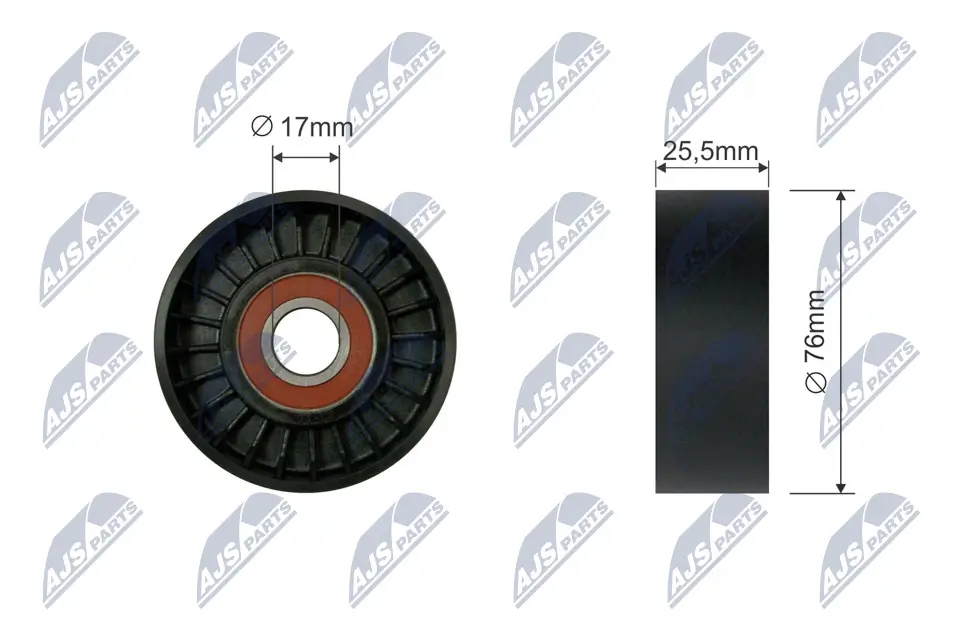 Spannrolle, Keilriemen NTY RNK-AU-033