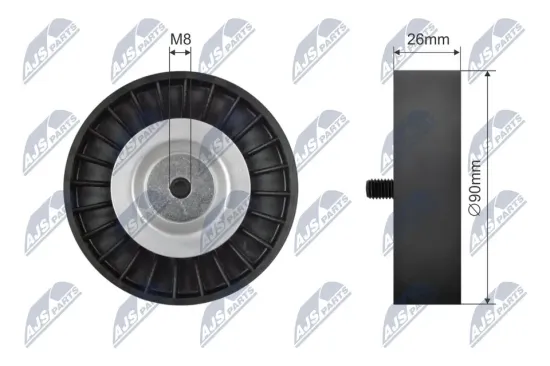 Umlenk-/Führungsrolle, Keilriemen NTY RNK-AU-035 Bild Umlenk-/Führungsrolle, Keilriemen NTY RNK-AU-035