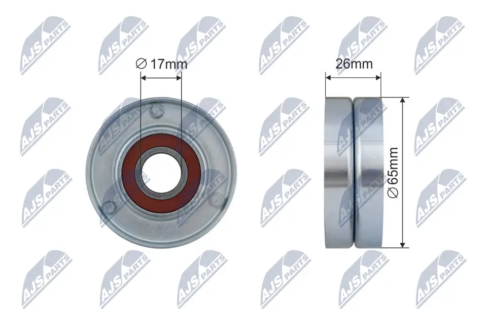 Umlenk-/Führungsrolle, Keilriemen NTY RNK-AU-049