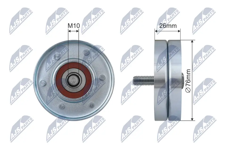 Umlenk-/Führungsrolle, Keilriemen NTY RNK-AU-050