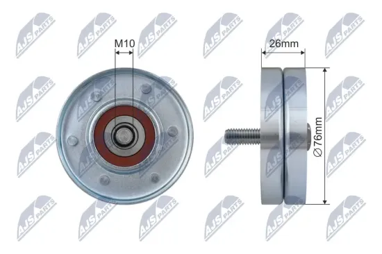 Umlenk-/Führungsrolle, Keilriemen NTY RNK-AU-050 Bild Umlenk-/Führungsrolle, Keilriemen NTY RNK-AU-050
