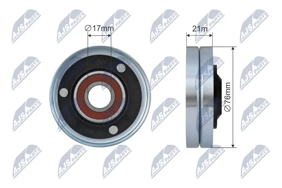 Umlenk-/Führungsrolle, Keilriemen NTY RNK-AU-054