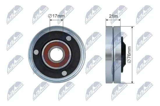 Umlenk-/Führungsrolle, Keilriemen NTY RNK-AU-054 Bild Umlenk-/Führungsrolle, Keilriemen NTY RNK-AU-054