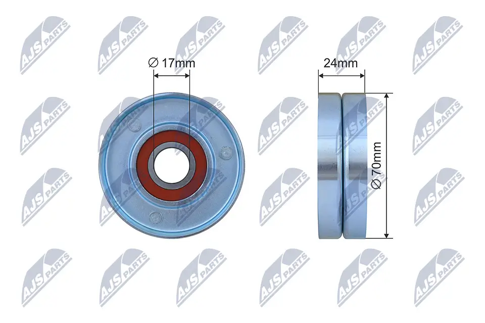 Spannrolle, Keilrippenriemen NTY RNK-AU-068