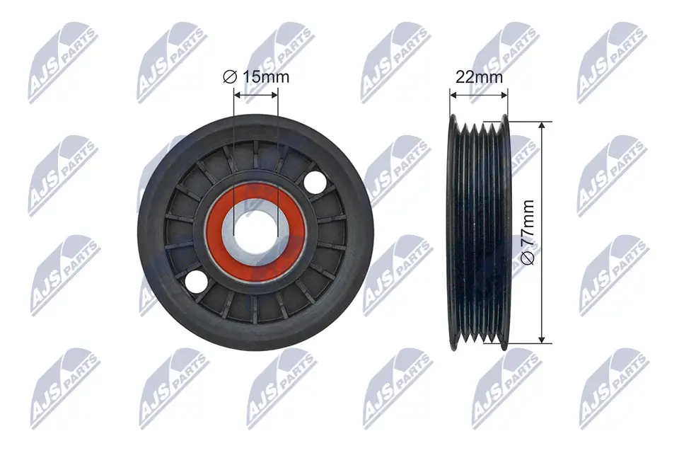 Spannrolle, Keilrippenriemen NTY RNK-AU-077
