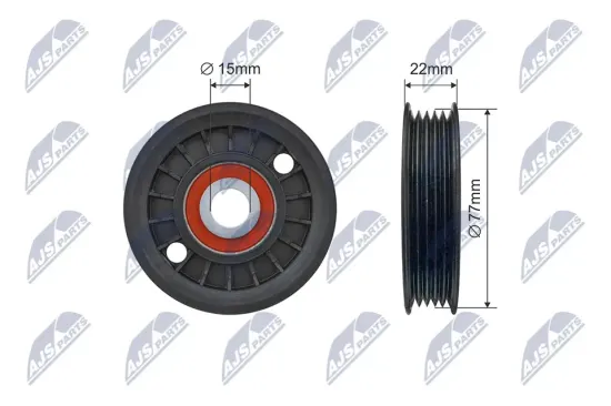 Spannrolle, Keilrippenriemen NTY RNK-AU-077 Bild Spannrolle, Keilrippenriemen NTY RNK-AU-077