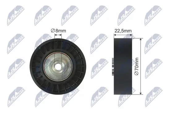Umlenk-/Führungsrolle, Keilrippenriemen NTY RNK-BM-003 Bild Umlenk-/Führungsrolle, Keilrippenriemen NTY RNK-BM-003