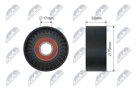 Umlenk-/Führungsrolle, Keilriemen NTY RNK-BM-020 Bild Umlenk-/Führungsrolle, Keilriemen NTY RNK-BM-020