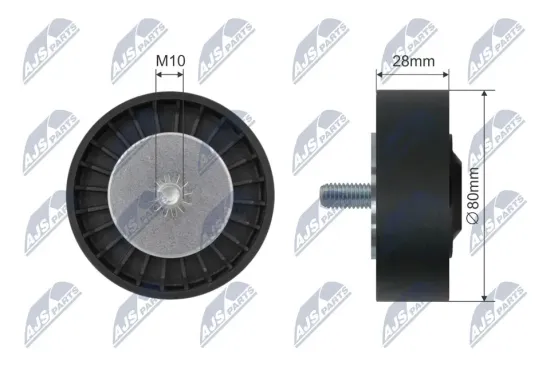Umlenk-/Führungsrolle, Keilriemen NTY RNK-BM-025 Bild Umlenk-/Führungsrolle, Keilriemen NTY RNK-BM-025