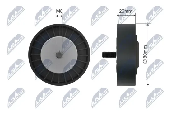 Umlenk-/Führungsrolle, Keilriemen NTY RNK-BM-026 Bild Umlenk-/Führungsrolle, Keilriemen NTY RNK-BM-026