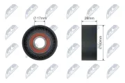 Spannrolle, Keilriemen NTY RNK-BM-033