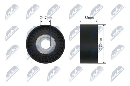 Spannrolle, Keilrippenriemen NTY RNK-BM-055 Bild Spannrolle, Keilrippenriemen NTY RNK-BM-055