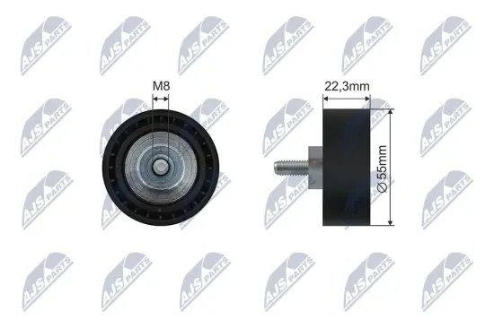Umlenk-/Führungsrolle, Keilrippenriemen NTY RNK-BM-067 Bild Umlenk-/Führungsrolle, Keilrippenriemen NTY RNK-BM-067