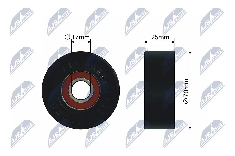 Spannrolle, Keilrippenriemen NTY RNK-CH-010A
