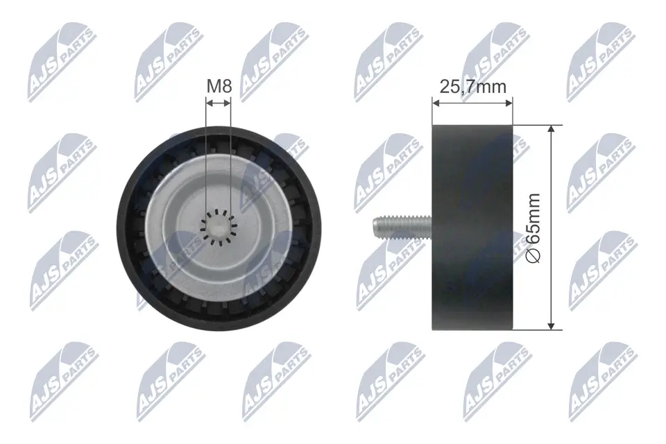 Umlenk-/Führungsrolle, Keilriemen NTY RNK-CH-032
