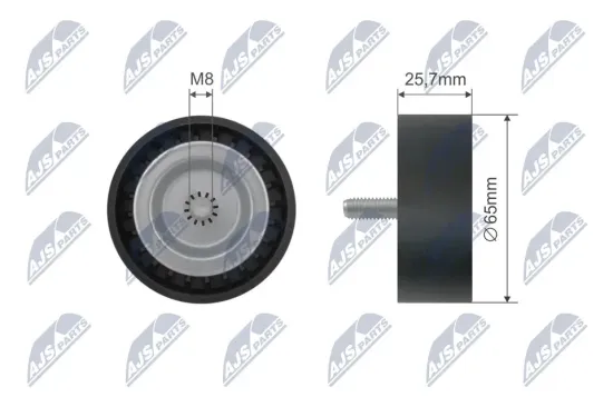 Umlenk-/Führungsrolle, Keilriemen NTY RNK-CH-032 Bild Umlenk-/Führungsrolle, Keilriemen NTY RNK-CH-032