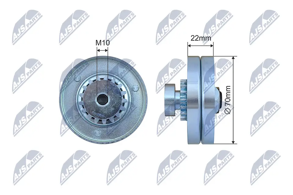 Spannrolle, Keilrippenriemen NTY RNK-CH-039