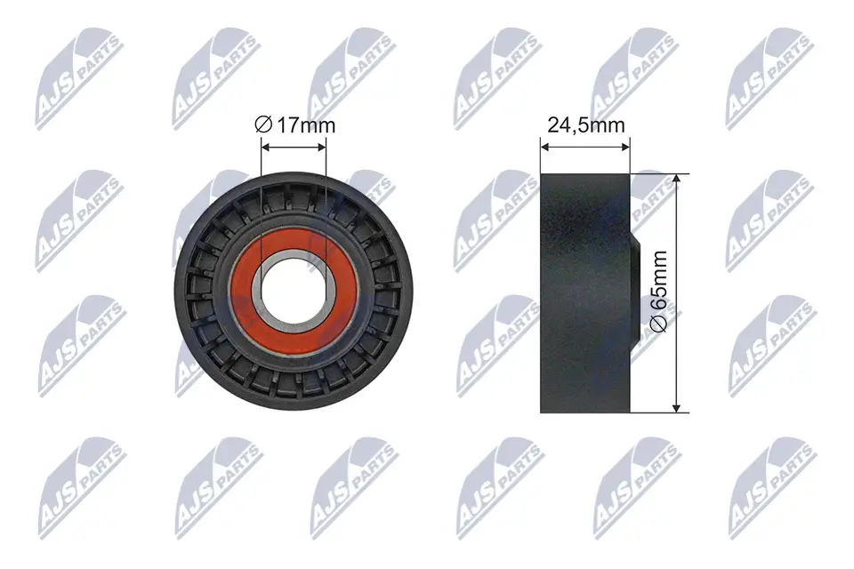 Spannrolle, Keilrippenriemen NTY RNK-CH-052
