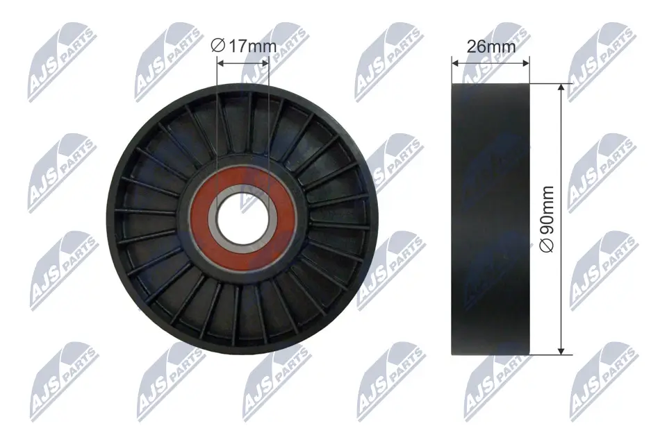 Spannrolle, Keilrippenriemen NTY RNK-CH-056