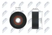 Spannrolle, Keilrippenriemen NTY RNK-CT-022