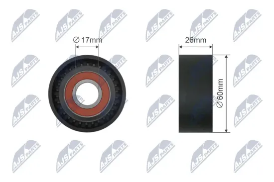 Spannrolle, Keilriemen NTY RNK-CT-039 Bild Spannrolle, Keilriemen NTY RNK-CT-039