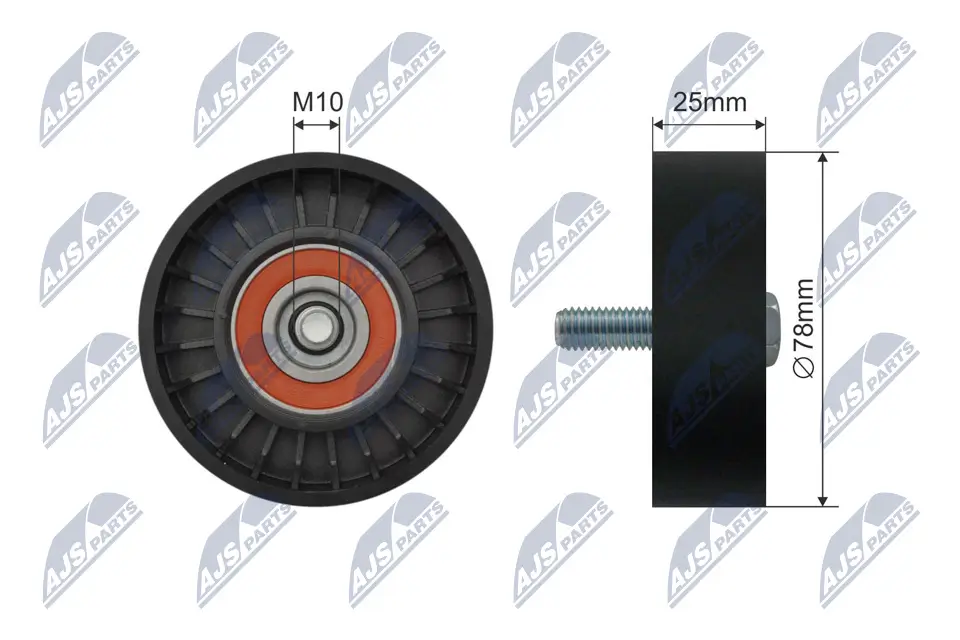 Spannrolle, Keilriemen NTY RNK-CT-041