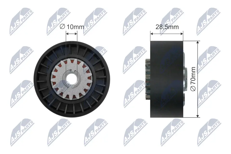 Spannrolle, Keilrippenriemen NTY RNK-CT-057
