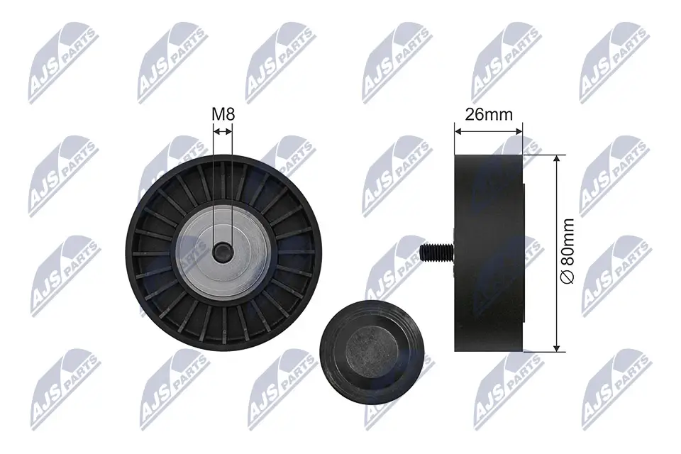Spannrolle, Keilrippenriemen NTY RNK-CT-063