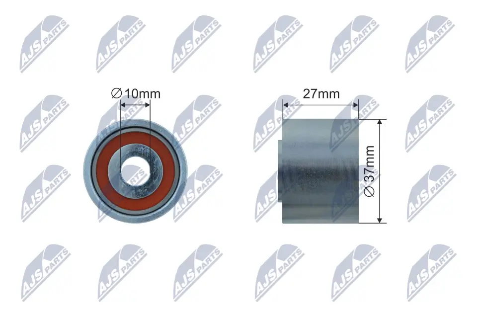 Umlenk-/Führungsrolle, Keilrippenriemen NTY RNK-CT-064