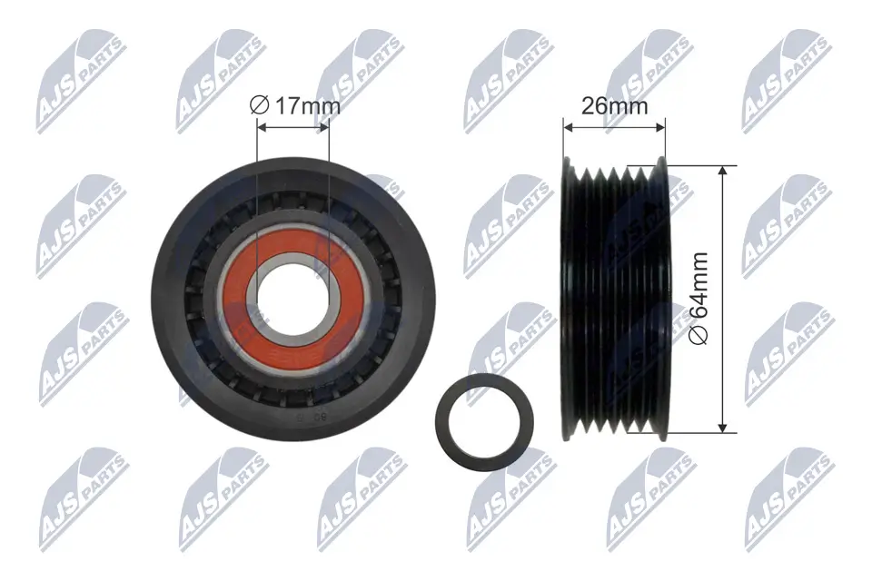 Spannrolle, Keilriemen NTY RNK-DW-007