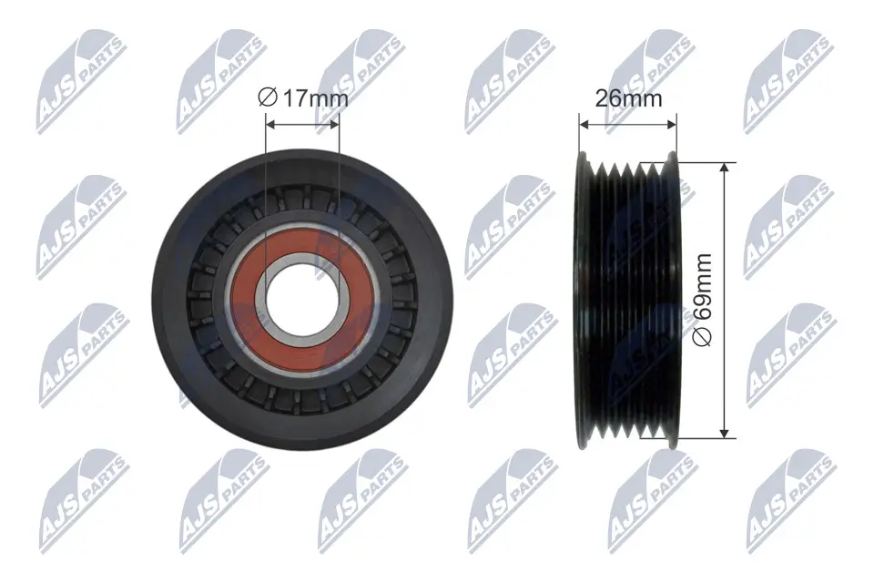 Spannrolle, Keilriemen NTY RNK-DW-012