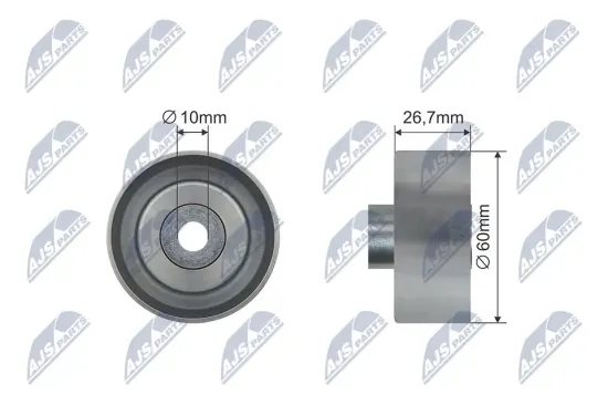 Umlenk-/Führungsrolle, Keilrippenriemen NTY RNK-FR-029 Bild Umlenk-/Führungsrolle, Keilrippenriemen NTY RNK-FR-029