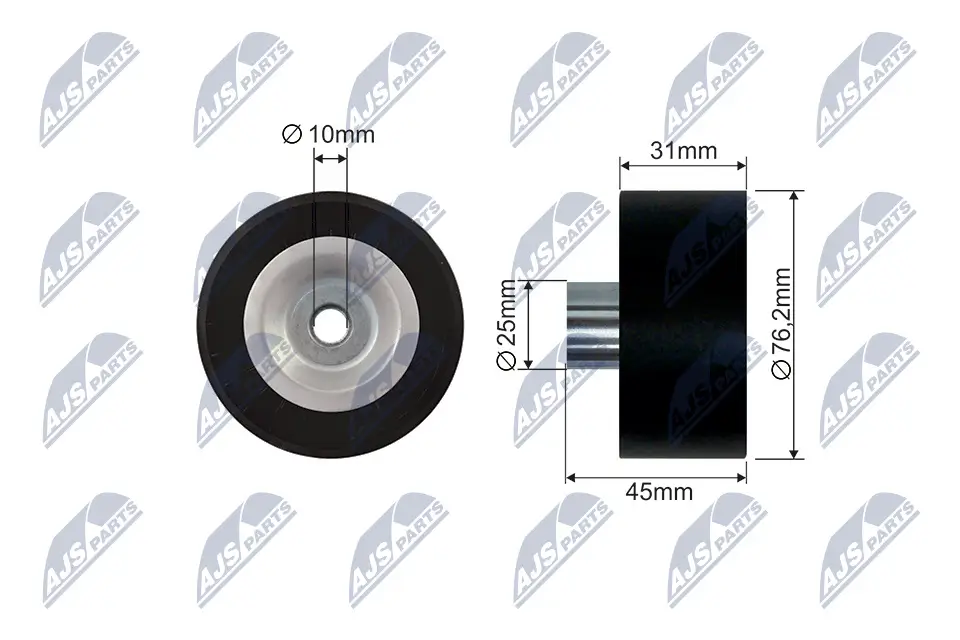 Spannrolle, Keilriemen NTY RNK-FR-037