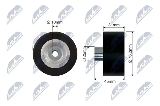 Spannrolle, Keilriemen NTY RNK-FR-037 Bild Spannrolle, Keilriemen NTY RNK-FR-037